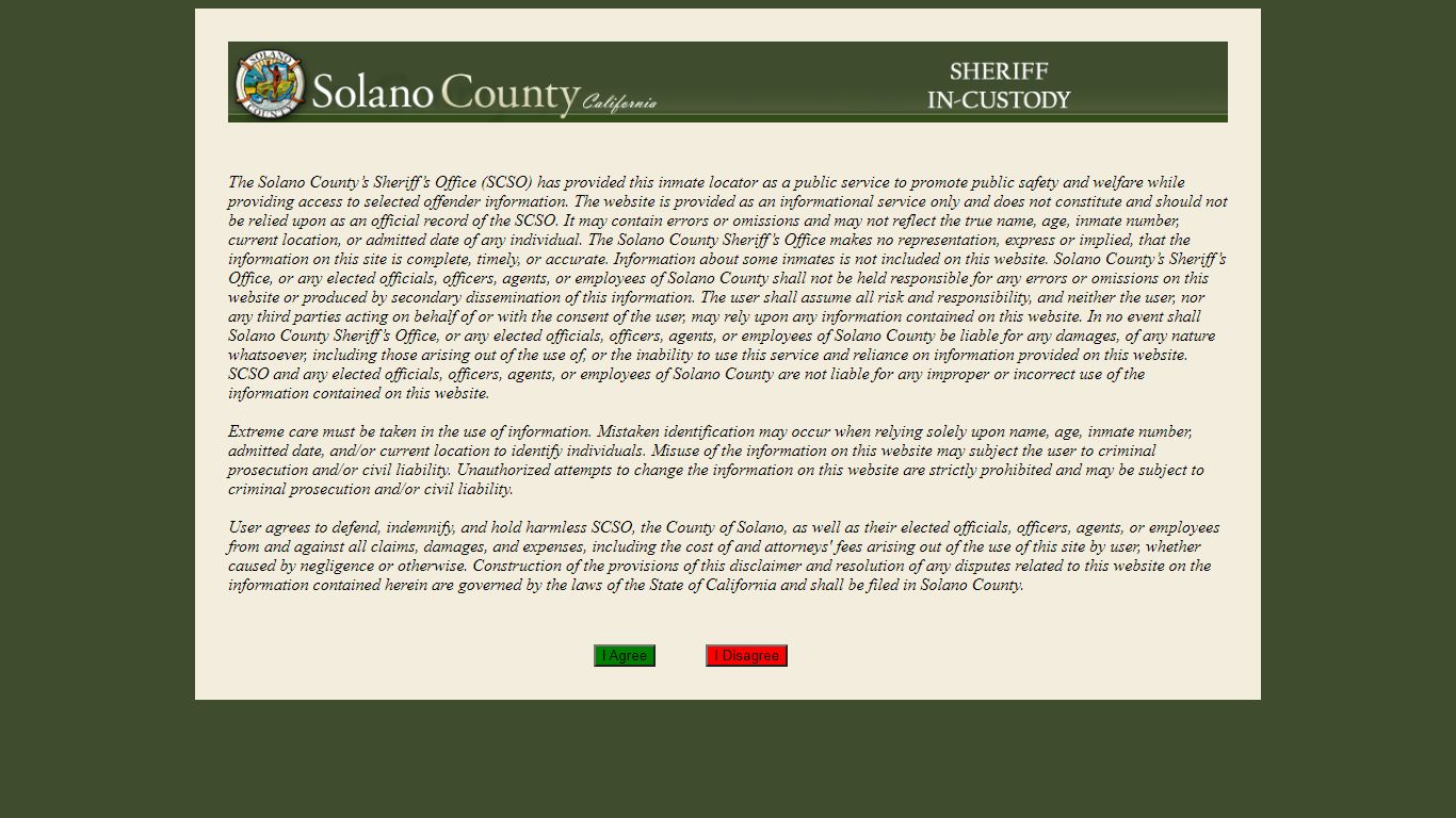 List of Inmates - Solano County Sheriff's Office